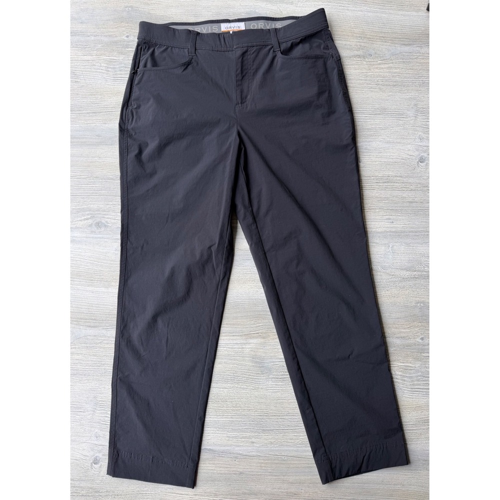 Orvis Womens Black Hiking Pants 12 Techwear Outdoor Stretch Gorpcore Active